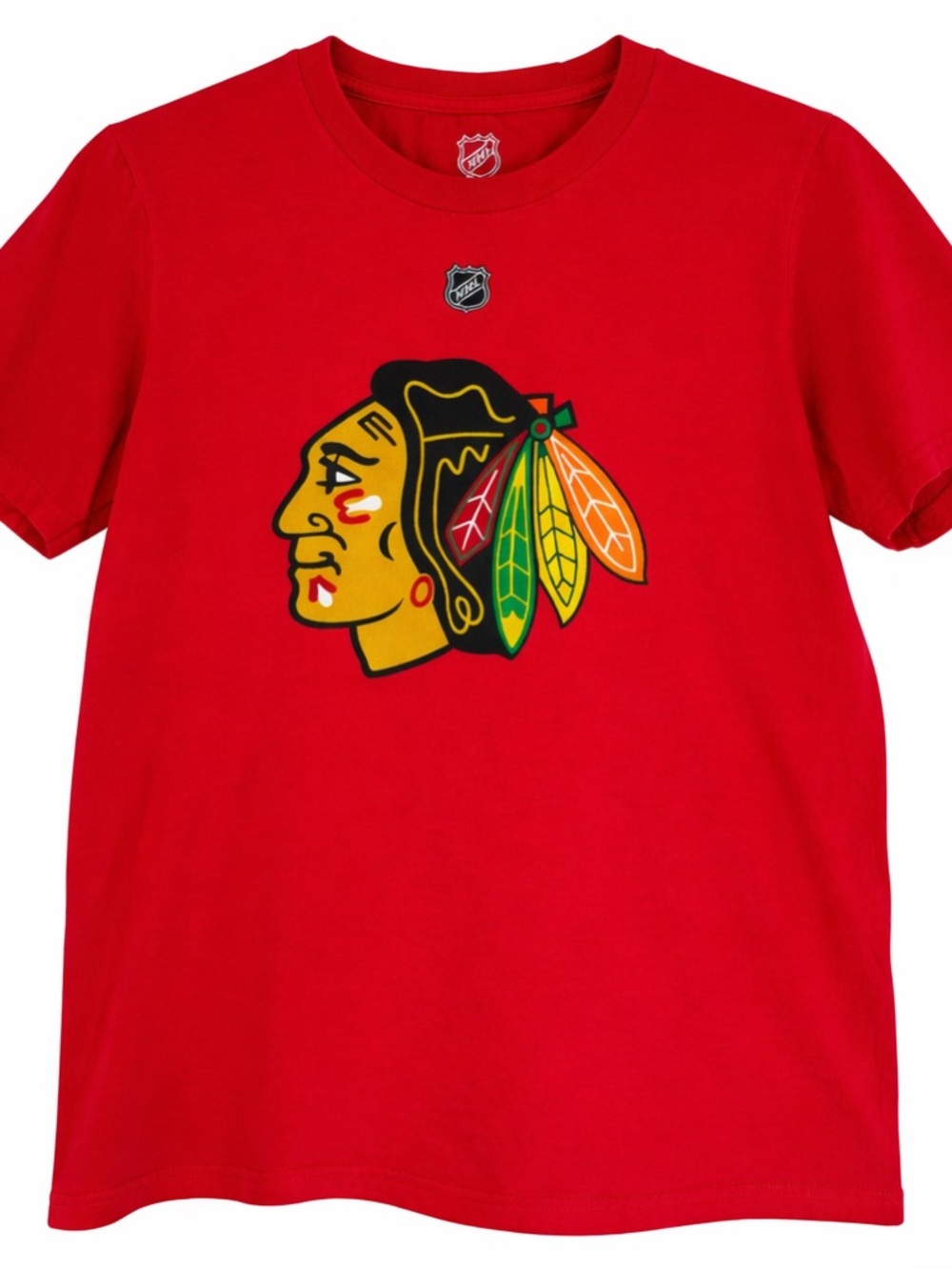 ❤️🖤 Kids Chicago Blackhawks T-Shirt – Size Large 🖤❤️